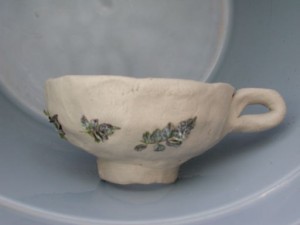 front view of pinch pot canning funnel